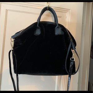 TOPSHOP faux fur hobo bag, like new!!